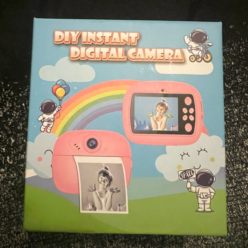 Pink DIY Instant Digital Camera